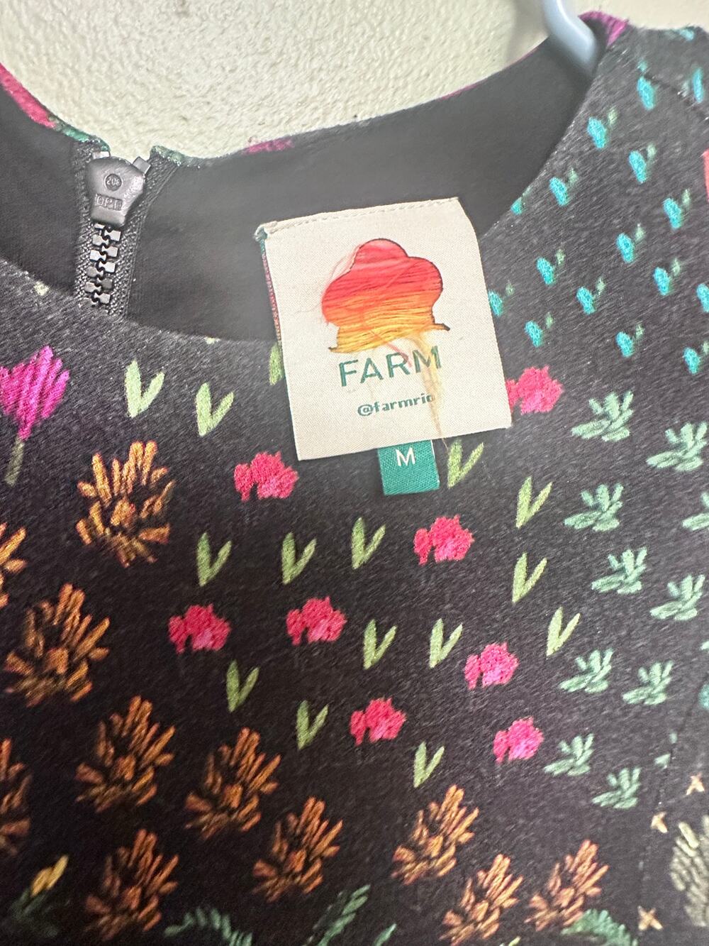 Farm Rio Fruit Garden Jersey Midi Dress